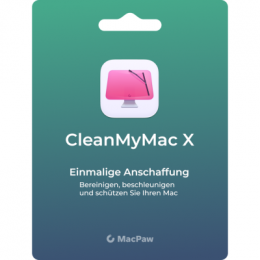 MacPaw CleanMyMac X | ungebrenzte Laufzeit | 1 Mac