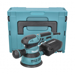 Makita BO 5041 J Exzenterschleifer / Schleifmaschine 300 W 125 mm + Makpac