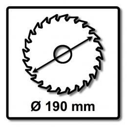 Makita CCF19045G SPECIALIZED EFFICUT Sägeblatt 190 x 30 x 1,0 mm 2 Stk. ( 2x B-68638 ) 45 Zähne für Holz