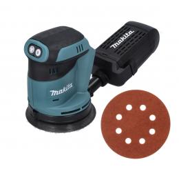 Makita DBO 180 Z Akku Exzenterschleifer 18 V 125 mm + 50x Schleifpapier K 320 - ohne Akku, ohne Ladegerät