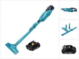 Makita DCL 281 FA1 Akku Staubsauger 18 V Brushless + 1x Akku 2,0 Ah - ohne Ladegerät