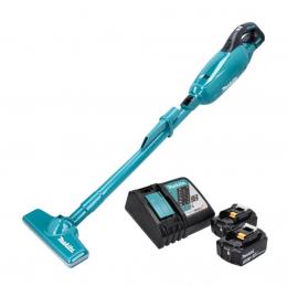 Makita DCL 281 FRF Akku Staubsauger 18 V Brushless + 2x Akku 3,0 Ah + Ladegerät