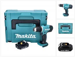 Makita DDF 453 A1J Akku Bohrschrauber 18 V 42 Nm + 1x Akku 2,0 Ah + Makpac - ohne Ladegerät