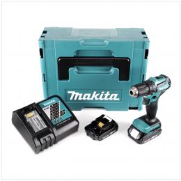 Makita DDF 483 RAJ Akku Bohrschrauber 18 V 40 Nm + 2x Akku 2,0 Ah + Ladegerät + Makpac