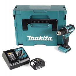 Makita DDF 485 RF1J Akku Bohrschrauber 18V 50Nm im Makpac + 1x Akku 3,0 Ah + Ladegerät