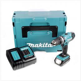 Makita DHP 453 SA1J Akku Schlagbohrschrauber 18 V 42 Nm + 1x Akku 2,0 Ah + Ladegerät + Makpac