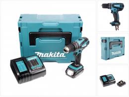 Makita DHP 456 SA1J Akku Schlagbohrschrauber 18 V 42 Nm + 1x Akku 2,0 Ah + Ladegerät + Makpac