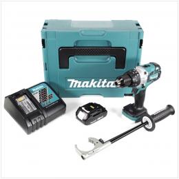 Makita DHP 481 RA1J Akku Schlagbohrschrauber 18 V 115 Nm Brushless + 1x Akku 2,0 Ah + Ladegerät + Makpac