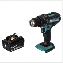 Makita DHP 482 F1 Akku Schlagbohrschrauber 18 V 62 Nm + 1x Akku 3,0 Ah - ohne Ladegerät