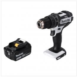 Makita DHP 482 F1 W Akku Schlagbohrschrauber 18 V 62 Nm + 1x Akku 3,0 Ah - ohne Ladegerät