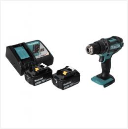 Makita DHP 482 RF Akku Schlagbohrschrauber 18 V 62 Nm + 2x Akku 3,0 Ah + Ladegerät