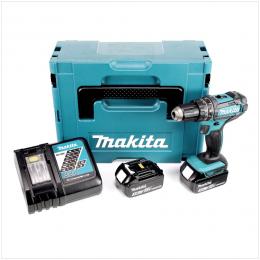 Makita DHP 482 RFJ Akku Schlagbohrschrauber 18V 62Nm + 2x Akkus 3,0Ah + Ladegerät im Makpac