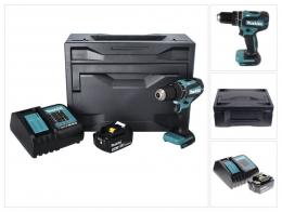 Makita DHP 485 SF1X Akku Schlagbohrschrauber 18 V 50 Nm Brushless + 1x Akku 3,0 Ah + Ladegerät + Makbox