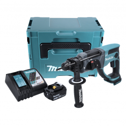 Makita DHR 202 RF1J Akku Kombihammer 18 V 2,0 J SDS Plus + 1x Akku 3,0 Ah + Ladegerät + Makpac