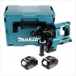 Makita DHR 264 2 x 18 V / 36 V Li-Ion SDS Plus Akku-Bohrhammer in Makpac 4 mit Einlage + 2 x BL 1830 18 V 3,0 Ah Li-Ion Akku