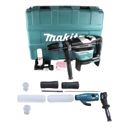 Makita DHR 400 ZKU Akku Kombihammer 36 V ( 2 x 18 V ) 8,0 J SDS Max Brushless + Absaugset + Koffer - ohne Akku, ohne Ladegerät