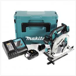 Makita DHS 680 RA1J Akku Handkreissäge 18 V 165 mm + 1x Akku 2,0 Ah + Ladegerät + Makpac