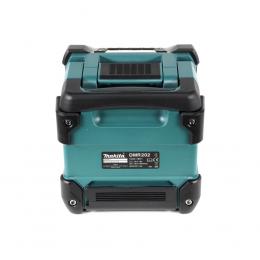 Makita DMR 202 RF1 Baustellen Lautsprecher 18V - für Akku- und Netzbetrieb, mit Bluetooth-Funktion, AUX-Anschluss, USB-Port, LCD Display + 1x 3,0 Ah Akku + Ladegerät