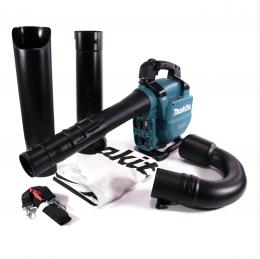 Makita DUB 363 ZV Akku Gebläse / Laubsauger 36 V ( 2x 18 V ) Brushless + Absaug Set - ohne Akku, ohne Ladegerät 
