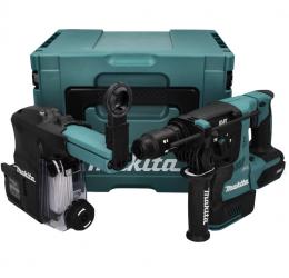 Makita HR 004 GZ01 Akku Kombihammer 40 V max. 2,8 J SDS plus XGT Brushless + DX 14 Staubabsaugung + Makpac - ohne Akku, ohne Ladegerät 