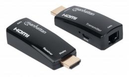 MANHATTAN 1080p HDMI over Ethernet Extender Set in kompaktem Format