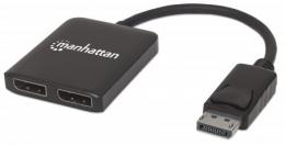 MANHATTAN DisplayPort auf 2-Port DisplayPort MST-Hub