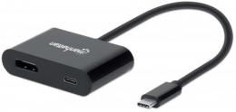 MANHATTAN USB-C auf DisplayPort-Konverter mit Power Delivery-Ladeport