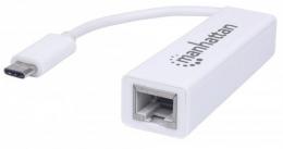 MANHATTAN USB-C auf Gigabit-Ethernet-Netzwerkadapter
