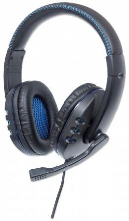 MANHATTAN USB-Gaming-Headset mit LEDs
