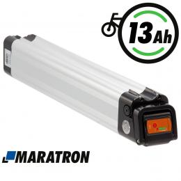 Maratron  E-Bike Ersatzakku für "Silver Fish Long" XH370 – 37V / 13Ah  (Lange Bauform)
