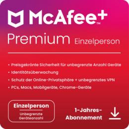 McAfee Plus Premium - Individual [Geräte unbegrenzt - 1 Jahr]