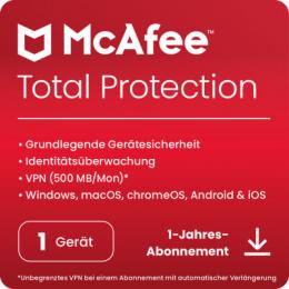McAfee Total Protection [1 Gerät - 1 Jahr]