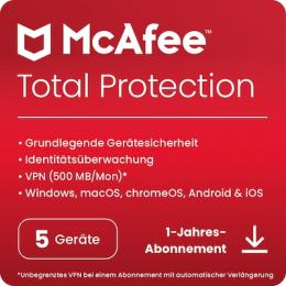 McAfee Total Protection [5 Geräte - 1 Monat] - Abo-Start