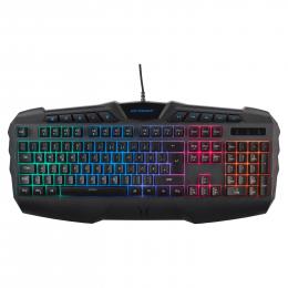 MEDION ERAZER® Supporter P11 Gaming Tastatur mit halbmechanischen Tasten, Hintergrundbeleuchtung, 25 Anti Ghosting Tasten, hochwertiges Tastaturgehäuse