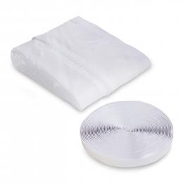 MEDION Fensterabdichtung für Klimaanlagen (MD100008), bestehend aus: Fenster-Folie und Klettband, für Kipp- oder Dachfenster, große Fenster und Türen