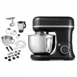 MEDION LIFE® 3-in-1 Digitale Küchenmaschine MD18430, 1.200 W, 8 Geschwindigkeitsstufen, Digitales Sensor-Touch-Display, umfangreiches Zubehör