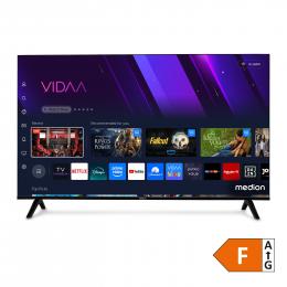 MEDION LIFE MD 843601 QLED Smart-TV, 108 cm (43'') Ultra HD Display, HDR (High Dynamic Range), Dolby Vision®, MEMC, Bluetooth®, PVR ready, NETFLIX, Prime Video, Disney+, DAZN, Paramount+ App, VIDAA App Store, Dolby Atmos®, HD Triple Tuner