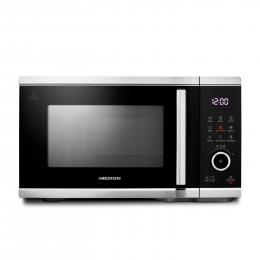MEDION LIFE® Mikrowelle mit Heißluft- fritteusen- funktion  MD 11499, 3in1 Mikrowelle, 25 L Garinnenraum, 900 W Mikrowellenleistung, 9 Automatikprogramme