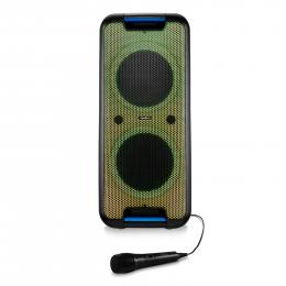 MEDION LIFE® PX-1 Plus Partylautsprecher, tragbares Bluetooth® Soundsystem, verschiedene Lichteffekte, satter Sound, True Wireless Stereo Funktion, 2 x 50 W RMS