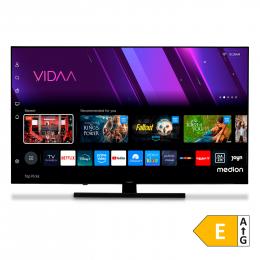MEDION LIFE X8432504 (MD 843600) QLED Smart-TV, 108 cm (43'') Ultra HD Display, HDR, Dolby Vision®, MEMC, PVR ready, VIDAA App Store, NETFLIX, Disney+, Paramount+ & Amazon Prime Video App, Bluetooth®, DTS X, Dolby Atmos®, HD Triple Tuner