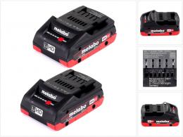 Metabo Akku Set 18V mit 2x Akku LiHD 4,0Ah ( 625367000 )