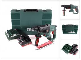 Metabo KHA 18 LTX Akku Kombihammer 18V + 2x Akku 4,0Ah + Ladegerät + Koffer 