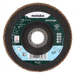 Metabo Lamellenschleifteller Fächerscheibe P 40 125 mm 22,23 mm  ( 20 x 623147000 ) für Winkelschleifer