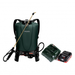 Metabo RSG 18 LTX 15 Akku Rückensprühgerät 18 V 15 L 3,0 Bar + 1x Akku 4,0 Ah + Ladegerät 