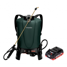 Metabo RSG 18 LTX 15 Akku Rückensprühgerät 18 V 15 L 3,0 Bar + 1x Akku 4,0 Ah - ohne Ladegerät 