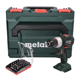 Metabo SB 18 LT BL Akku Schlagbohrschrauber 18 V 75 Nm Brushless + 32 tlg. Bit Set + metaBOX - ohne Akku, ohne Ladegerät