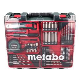 Metabo SBE 650 Set Schlagbohrmaschine 320 W 10 Nm ( 600742870 ) + 79 tlg. Bit Bohrer Set + Koffer