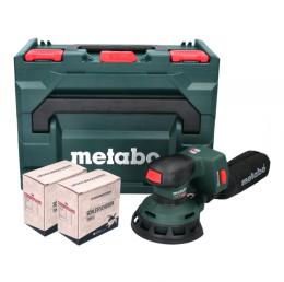 Metabo SXA 18 LTX 125 BL Akku Exzenterschleifer 18 V 125 mm ( 600146840 ) Brushless + 2x Toolbrothers TURTLE Schleifset + metaBOX - ohne Akku, ohne Ladegerät