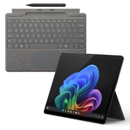 Microsoft Surface Pro 11 for Business Copilot+PC i5U 16GB 256GB inkl. Pro Keyboard mit SlimPen platin - 16GB - 256GB - i5U-2 - black