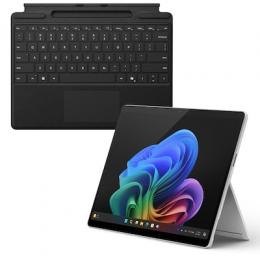Microsoft Surface Pro 11 for Business Copilot+PC i5U 16GB 512GB inkl. Pro Keyboard mit Stiftaufbewahrung schwarz - 16GB - 512GB - i5U-2 - platin
